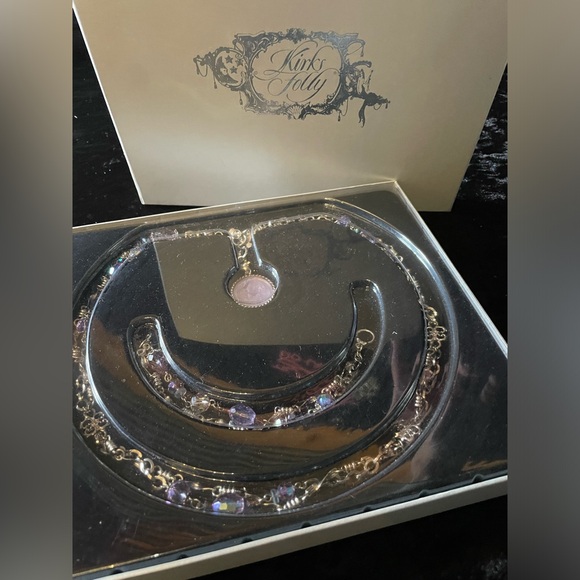 KIRKS FOLLY Love Never Dies Angel Centerpiece Necklace & Bracelet Jewelry Set - Picture 14 of 15